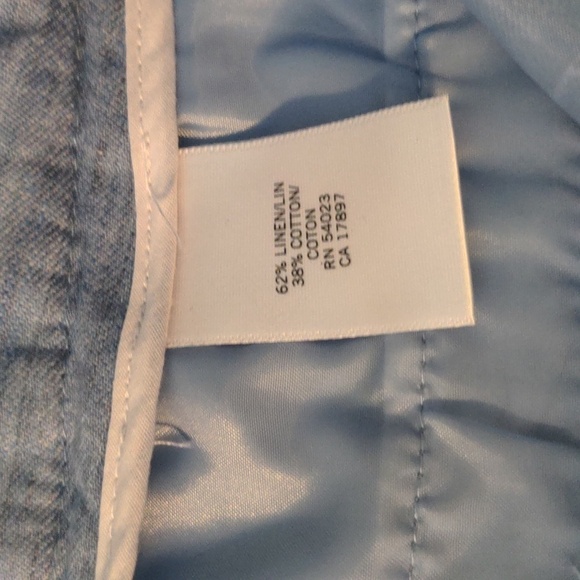 Banana Republic Ryan Fit Classic Denim Linen Light Wash Jean Shorts - Picture 11 of 12